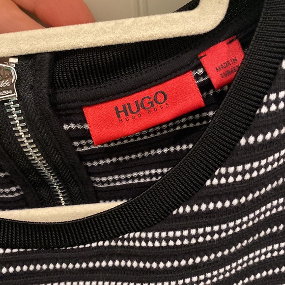 Hugo Boss black and white short sleeve top - Picture 2 of 7